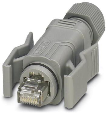 PHOENIX CONTACT-VS-08-RJ45-5-Q/IP67 Steckverbinder, Telefon und Telekommunikation Conn RJ-45 PL 8 POS IDT ST Cable Mount 8 Terminal 1 Port Cat 5