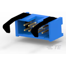 TE Connectivity-2-1761607-3 Connector Headers and PCB Receptacles Conn Ejector Header HDR 10 POS 2.54mm Solder RA Thru-Hole Tube