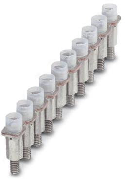 PHOENIX CONTACT-2772080 Steckverbinderzubehör Connector Accessories Fixed Bridge Straight Polyamide/Copper Silver