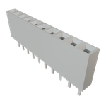 Conn Socket Strip SKT 10 POS 2.54mm Solder ST Top Entry Thru-Hole TIGER CLAW™ Tube