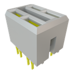 Conn Backplane F 4 POS 2mm Press Fit ST Thru-Hole ExaMAX® Tube
