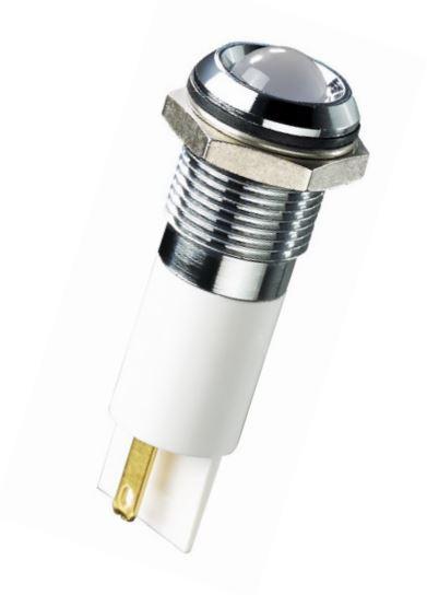 Apem Components-Q14P1CZZRYG02E Panel Mount Indicators LED Panel Mount Indicator Tri-Color Green /Red/Yellow 50mcd/60mcd/50mcd 2-Pin