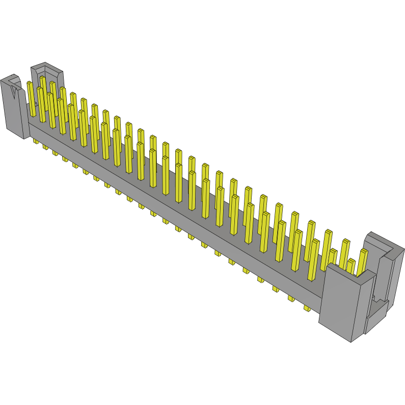 Samtec-TSSH-125-01-S-D Steckverbinderleisten und Leiterplattenbuchsen Conn Shrouded Header HDR 50 POS 2.54mm Solder ST Thru-Hole Tube