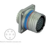 Conn Circular SKT 6 POS Crimp ST Flange Mount 6 Terminal 1 Port