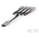 TE Connectivity-2053453-2 Andere Kabelbaugruppen Cable Assembly High Speed 1m 30AWG QSFP to 4(SFP+) 38 to (20/20/20/20) POS M-M