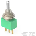 TE Connectivity-MTA106DPC Switch Toggle MTA106DPC TE Connectivity Switch Toggle ON None SPDT Long Bat Lever 6A 250VAC 28VDC PC Mount with Threads - Arrow.com