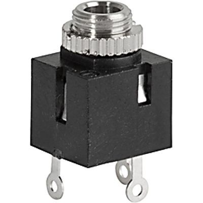 SCHURTER-4832.2211 Raccordement audio et vidéo Conn 3.5MM Audio Jack F 2 POS Solder ST Thru-Hole 3 Terminal 1 Port Box