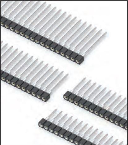 Mill-Max-321-13-148-41-001000 Steckverbinderleisten und Leiterplattenbuchsen Conn Socket Strip SKT 48 POS 2.54mm Wire Wrap ST Top Entry Thru-Hole