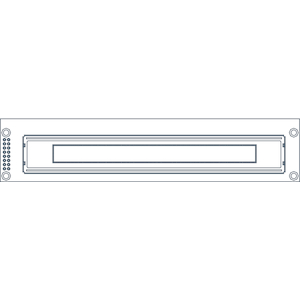 Vishay-OLED-200H016A-LPP5N00000 OLED-Module 200x16Pixels OLED Display Graphic Display Parallel/ SPI(Option) Interface 5V 16-Pin