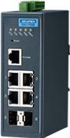 Advantech-EKI-7706E-2FI-AE Commutateurs Ethernet 4FE + 2SFP Port Managed Ethernet Switch