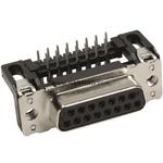 Conn D-Sub F 15 POS 1.37mm Solder RA Thru-Hole 15 Terminal 1 Port