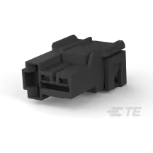 TE Connectivity-172864-2 Custodia filo connettore dedicato Conn Housing RCP 2 POS 6mm Crimp ST Cable Mount Black Bag