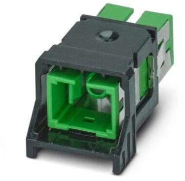 PHOENIX CONTACT-1041800 Steckverbinder, LWL Fiber optic coupling, type: SC, degree of protection: IP20, material: PBT, connection method: Coupling, cable outlet: straight
