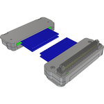 Cable Assembly Twinax 0.457m 30AWG Board to Board to Board to Board M-M EDGE RATE® Bulk