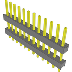 Conn Board Stacker HDR 12 POS 2.54mm Solder ST Top Entry Thru-Hole Bulk