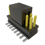 Conn Unshrouded Header HDR 16 POS 1.27mm Solder ST Top Entry SMD TIGER CLAW™ T/R