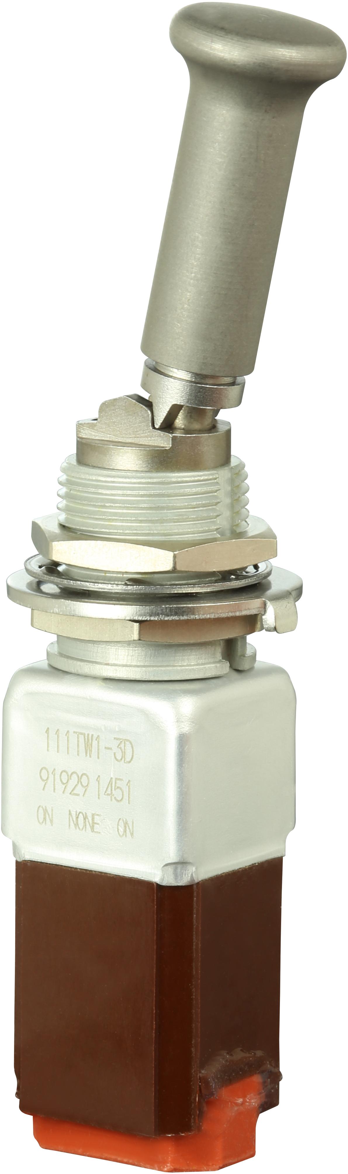 Honeywell-111TW1-3D Kippschalter Switch Toggle ON ON SPDT Locking Lever IWTS 5A 125VAC 30VDC Panel Mount with Threads