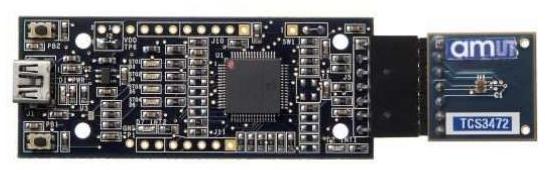 ams OSRAM-TCS3472EVM Sensor Development Boards and Kits TCS3472 Color Sensor Evaluation Board Win 32-bit OS