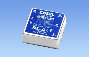 COSEL-MGW154805 Convertisseur CC en CC et module de régulateur de commutation Module DC-DC 48VIN 2-OUT 5V/-5V/10V 1.5A 15W 6-Pin