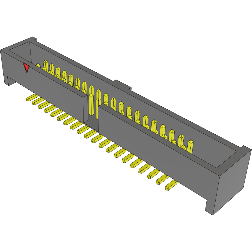 Samtec-ESHF-120-01-F-D-SM Steckverbinderleisten und Leiterplattenbuchsen Conn Shrouded Header HDR 40 POS 1.27mm Solder ST Top Entry SMD Tube
