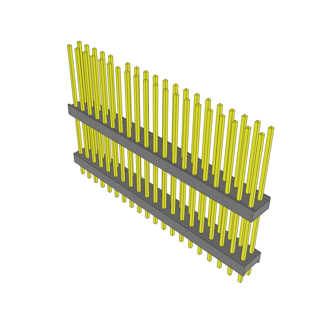 Samtec-ZW-20-19-S-D-630-140-012 Steckverbinderleisten und Leiterplattenbuchsen Conn Board Stacker HDR 40 POS 2.54mm Solder ST Top Entry Thru-Hole Bulk