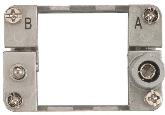 HARTING-09140060303 Accessoires de raccordement Connector Accessories Hinged Frame Straight Zinc Die Cast Bag