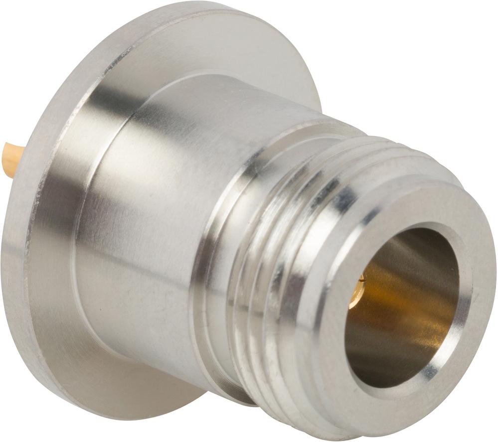 Amphenol RF-172201 射频连接器 Conn Type N 0Hz to 11GHz 50Ohm Solder Cup ST Flange Mount RCP Gold