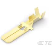 TE Connectivity-170340-1 连接器端子 Quick Disconnect Terminal 14-20AWG Brass M 26.4mm Tin Reel/Strip