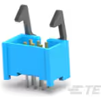 TE Connectivity-2-1761608-1 连接器插头及 PCB 插座 Conn Ejector Header HDR 6 POS 2.54mm Solder ST Thru-Hole Tube