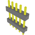 Conn Board Stacker HDR 5 POS 2.54mm Solder ST Top Entry Thru-Hole Bulk