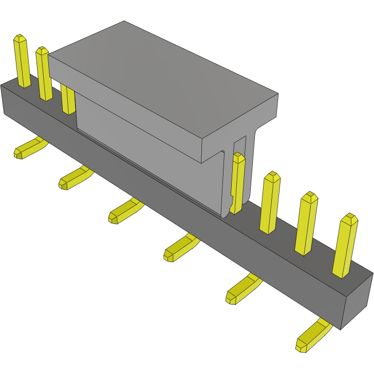 Samtec-MMT-112-01-S-SV-P-FR Steckverbinderleisten und Leiterplattenbuchsen Conn Unshrouded Header HDR 12 POS 2mm Solder ST Top Entry SMD T/R