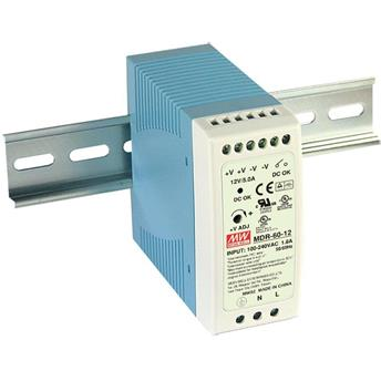 Mean Well Enterprises-MDR-60-5 AC-DC-Spannungsversorgung AC/DC Power Supply Single-OUT 5V 10A 50W