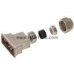 Shell Housing 180° B Shell Size Metallised Thermoplastic Threaded