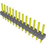 Conn Unshrouded Header HDR 13 POS 2.54mm Solder ST Top Entry Thru-Hole