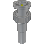 Conn BNC 0Hz to 12GHz 75Ohm Solder ST Cable Mount PL Gold Over Nickel Bag