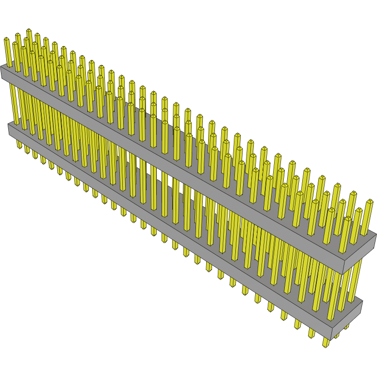 Samtec-TW-30-07-G-T-470-100 Steckverbinderleisten und Leiterplattenbuchsen Conn Board Stacker HDR 90 POS 2mm Solder ST Top Entry Thru-Hole Bulk