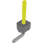 Conn Unshrouded Header HDR 1 POS Solder RA Side Entry Thru-Hole Bulk