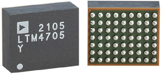 Analog Devices-LTM4705EY#PBF 直流-直流转换器和开关式调节器模块 Module DC-DC 2-OUT 0.6V to 5.5V 5A/5A 63-Pin BGA Tray