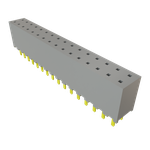 Conn Socket Strip SKT 32 POS 2mm Solder ST Top Entry Thru-Hole Tube