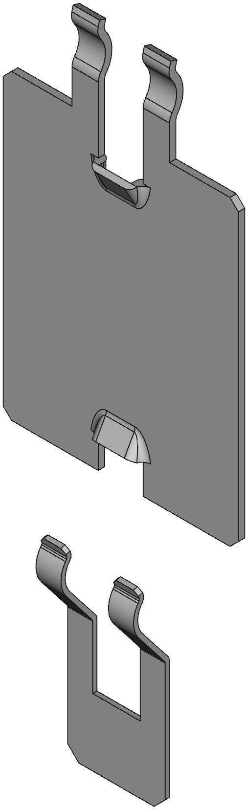 Hammond Manufacturing-1485CSM Verdrahtungskanäle Cable Accessories Wiring Ducts Sealing Plate Steel Gray