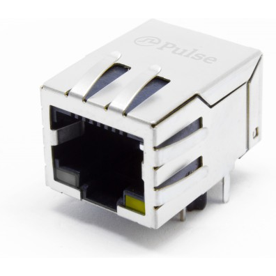 Pulse Electronics Corporation-JXKM-0004NL Steckverbinder, Telefon und Telekommunikation Conn Modular Jack F 8 POS 2.54mm Solder RA Thru-Hole 14 Terminal 1 Port