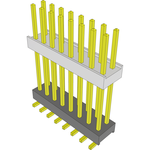 Conn Board Stacker HDR 16 POS 2.54mm Solder ST Top Entry SMD Tube