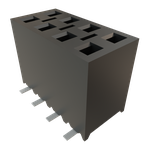 Conn Unshrouded Header HDR 8 POS 2.54mm Solder ST Top Entry SMD Tube