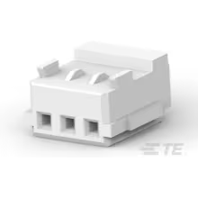 TE Connectivity-353908-3 Einzeladersteckverbinder, Gehäuse Conn Housing RCP 3 POS 1.5mm Crimp ST Cable Mount White Box