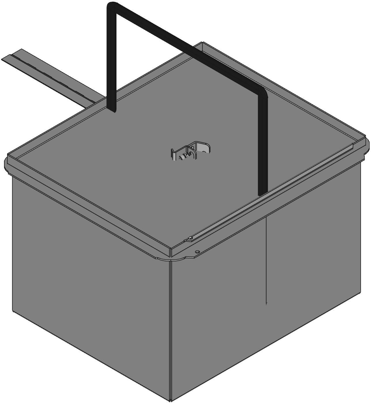 Hammond Manufacturing-HJ12108HLP Scatole, contenitori e rack Gray Steel Wall Mount Box