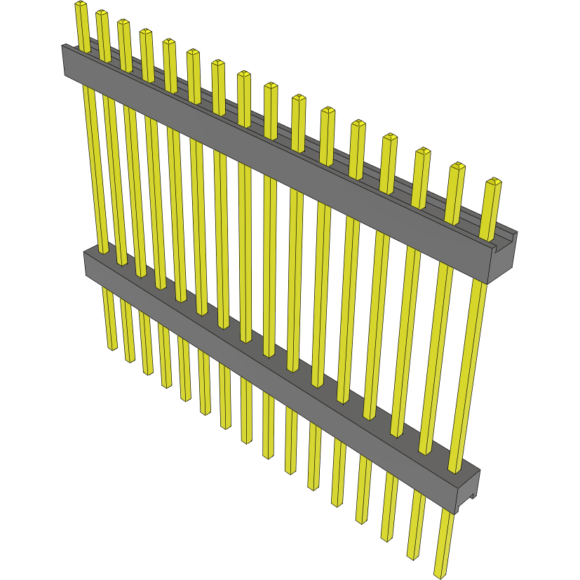Samtec-EW-16-19-L-S-860 Steckverbinderleisten und Leiterplattenbuchsen Conn Board Stacker HDR 16 POS 2.54mm Solder ST Top Entry Thru-Hole Bulk