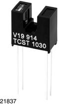 Vishay-TCST1030 光电断路器 Photointerrupter Transmissive 3mm Phototransistor 4-Pin Tube