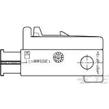 TE Connectivity-1355881-1 Accessori per connettori Connector Accessories Shield Straight Black Carton