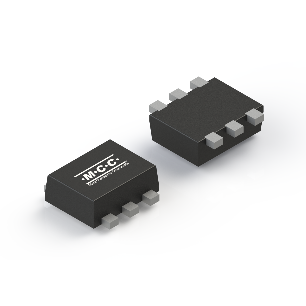 Micro Commercial Components-BC847VPN-TP GP BJT Trans GP BJT NPN/PNP 45V 0.1A 200mW 6-Pin SOT-563 T/R