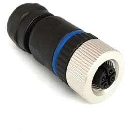 Bulgin Components PLC-PXPPAM12FBF05ASTPG9 圆形连接器 Conn M12 Circular SKT 5 POS Screw ST Cable Mount 5 Terminal 1 Port Buccaneer Bulk